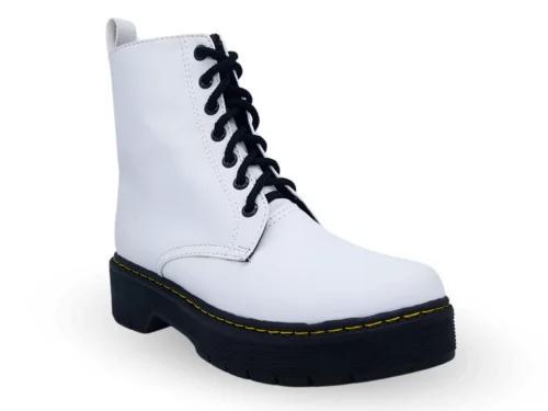 013 blanco 1 Botas Clásicas Vinipiel Blanco #013