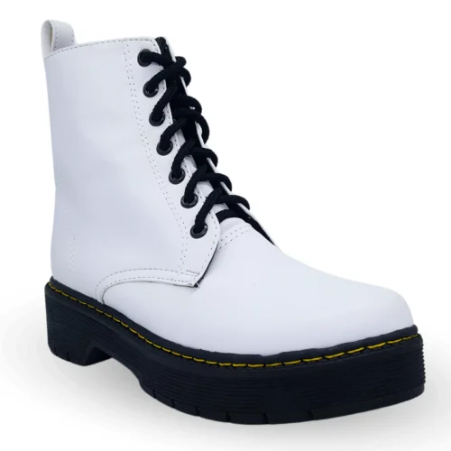 Botas Clásicas Vinipiel Blanco #013