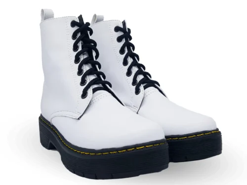 013 blanco 3 Botas Clásicas Vinipiel Blanco #013