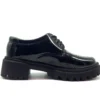 Zapatos Choclos Charol Negro #250