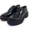 Zapatos Choclos Charol Negro #250