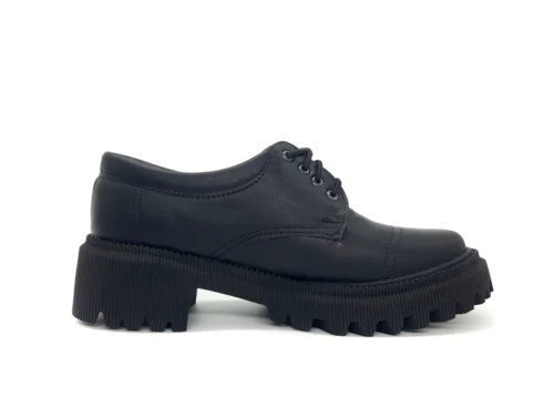 Zapatos Choclos Vinipiel Negro #250