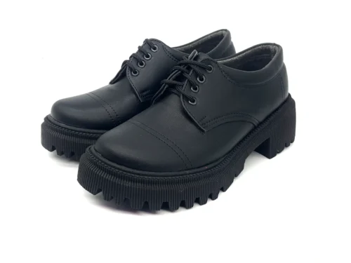 Zapatos Choclos Vinipiel Negro #250