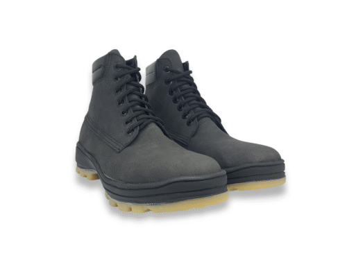33 Botas Nubuck Negras #010