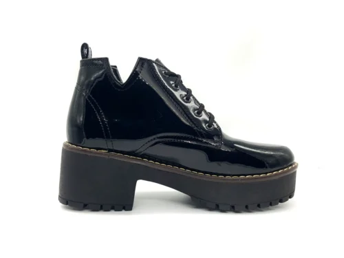 Botines Charol Negro #333