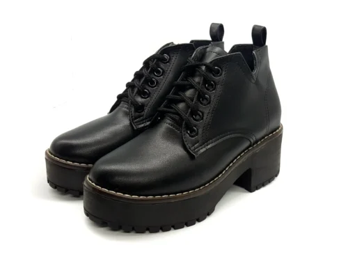 Botines Vinipiel Negro #333