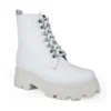 Botas De Plataforma Vinipiel Blanco #500