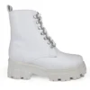 Botas De Plataforma Vinipiel Blanco #500