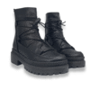 Botas Con Lazos Vinipiel Negro #800