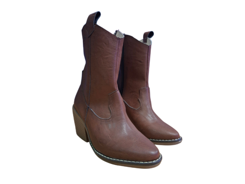 107 Botas Vaqueras Vinipiel Café #777