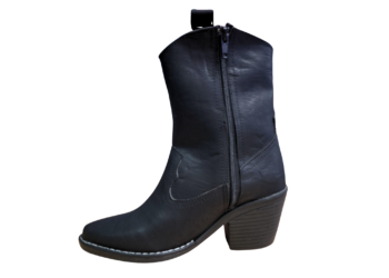 Botas Vaqueras Vinipiel Negro #777
